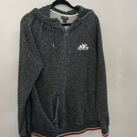 ROOTS SALT AND PEPPER 1/4 ZIP SWEATER - Picture 16 of 16